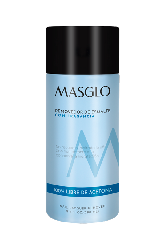 Removedor de Esmalte Masglo Azul con Fragancia 280 ml