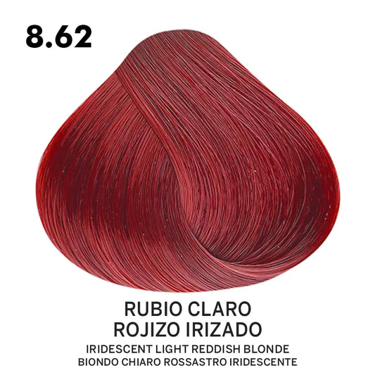 Tinte Belotti Color Plus 8.62 Rubio Claro Rojizo Irisado 60 ml