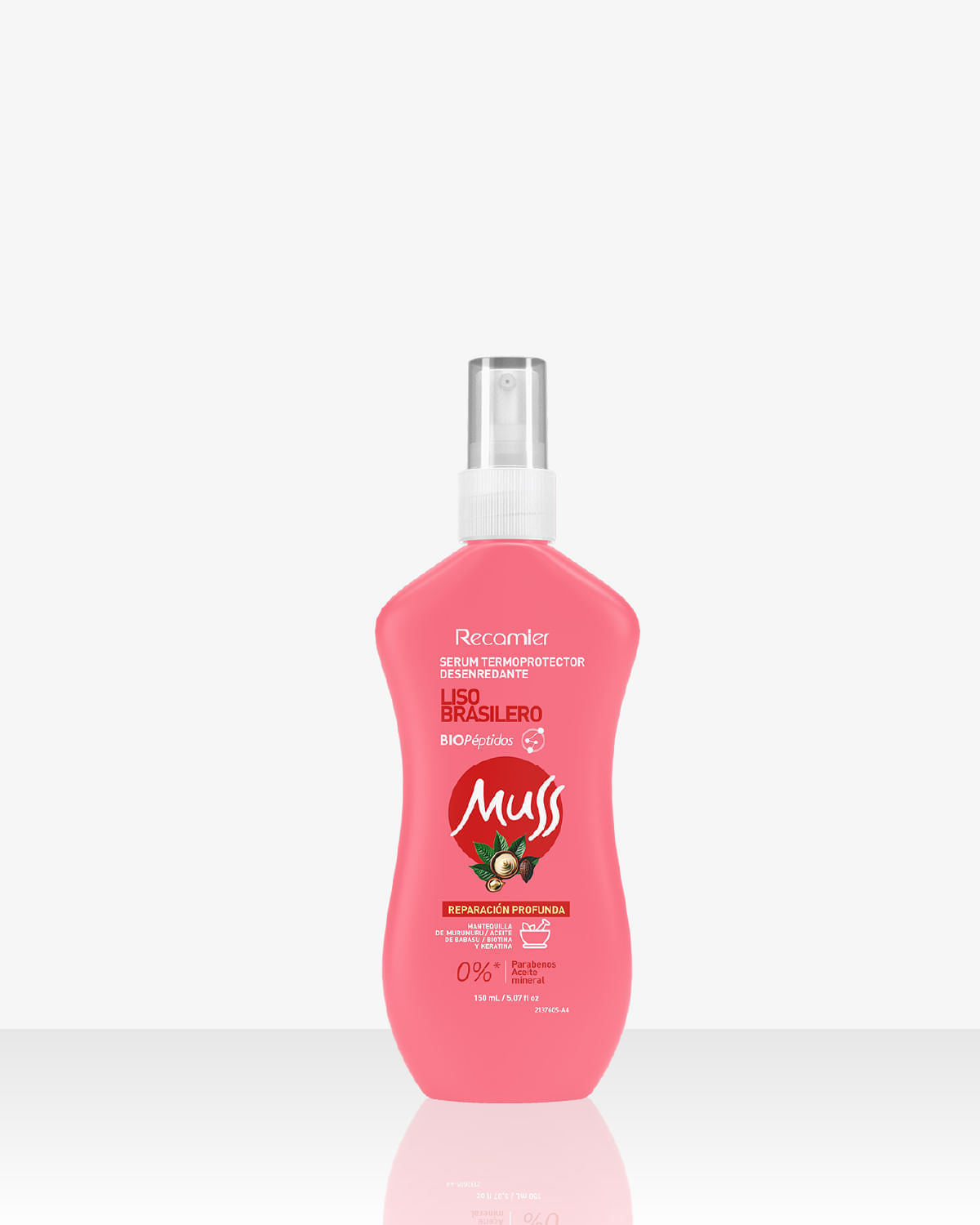 Recamier Muss Serum Termoprotector Liso Brasilero 150 ml