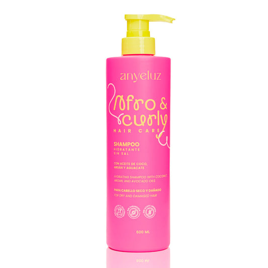 Anyeluz Shampoo Hidratante Afro & Curly 600 ml