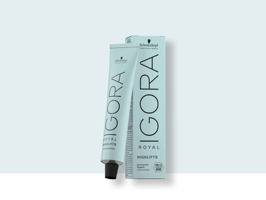 Tinte IGORA ROYAL Highlifts 12-21 Superaclarante Humo Ceniza 60 ml - Schwarzkopf Professional