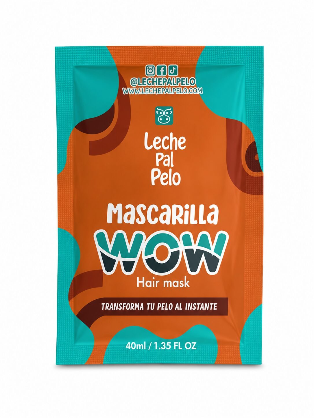 Mascarilla WOW Leche Pa'l Pelo Sachet 40 ml