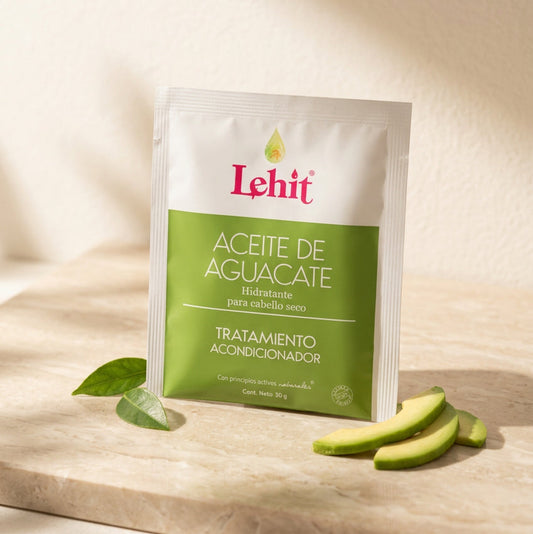 Tratamiento Acondicionador Aceite de Aguacate Lehit Sobre x 30 g