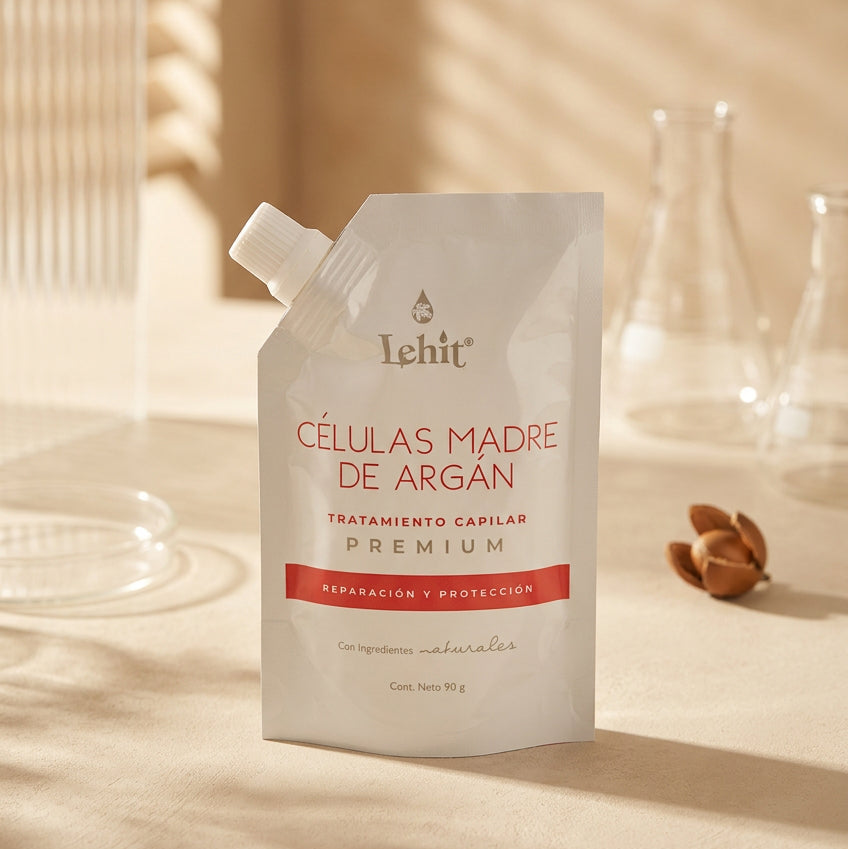 Tratamiento Capilar Células Madre de Argán Lehit Doypack x 90 g