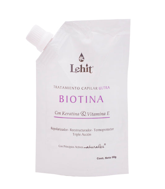 Tratamiento Capilar Biotina Triple Acción Lehit Doypack x 90 g