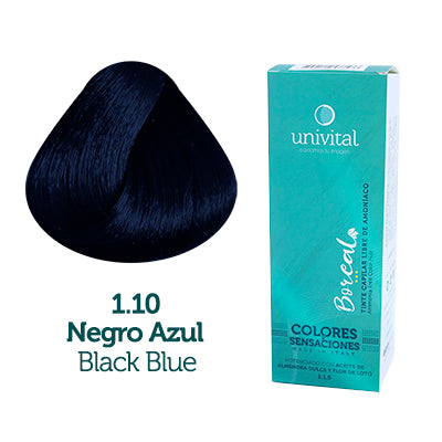 Tinte Univital Boreal 1.10 Negro Azul sin Amoníaco