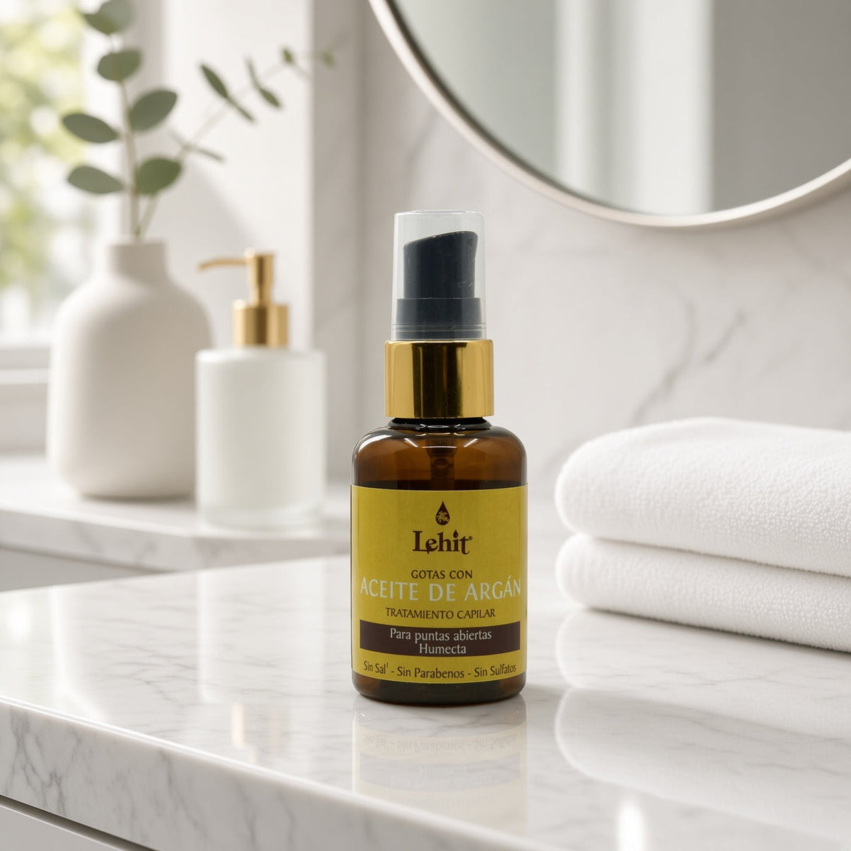 Gotas Capilares con Aceite de Argán Lehit x 50 ml