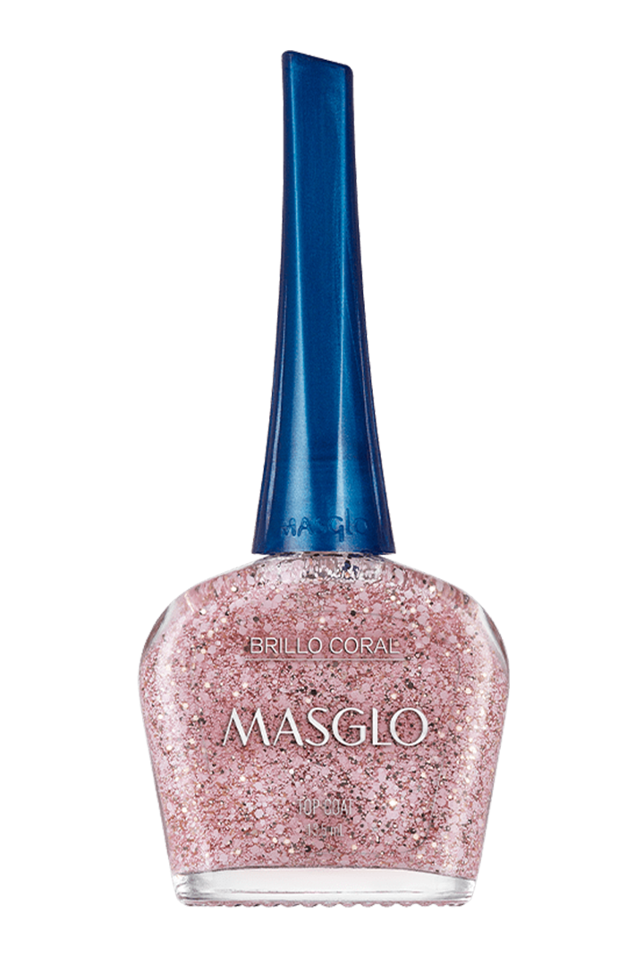 Brillo Masglo con Partículas Coral Tradicional 13,5 ml