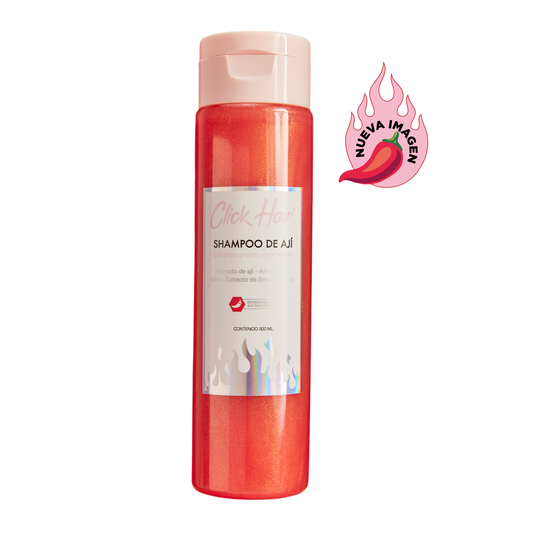Shampoo de Ají para Cabello Graso Crecimiento Extremo 300 ml - Click Hair