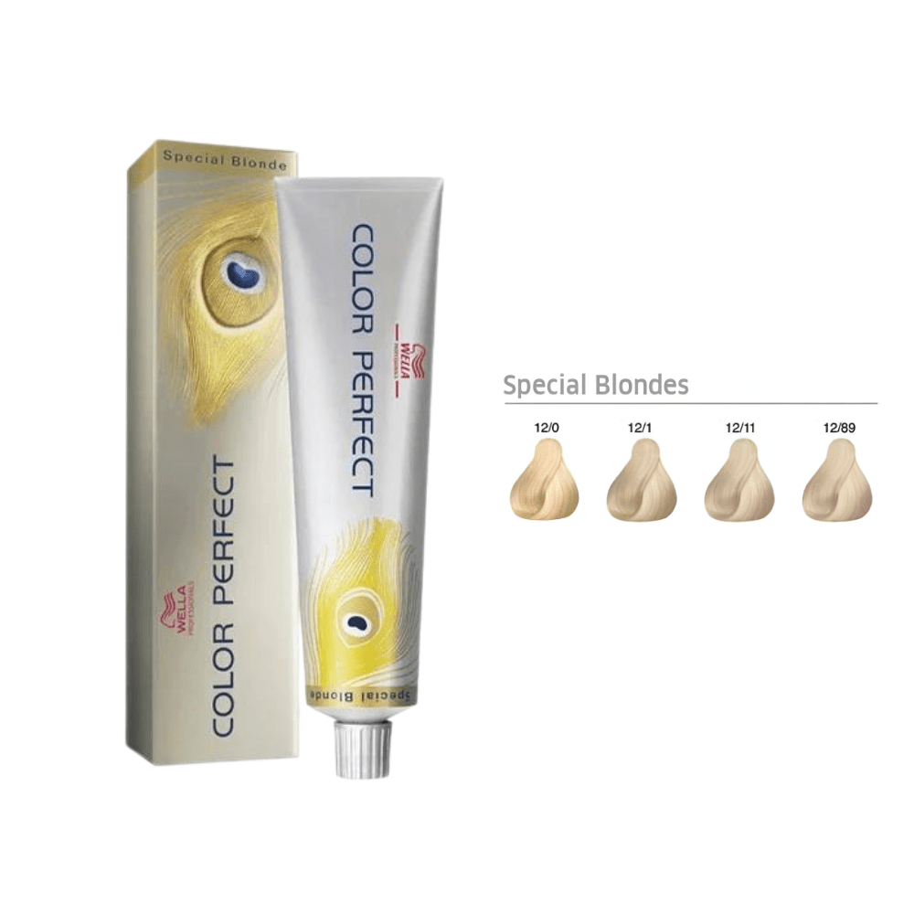 Tinte Wella Color Perfect 12/0 Rubio Especial Natural 60 ml