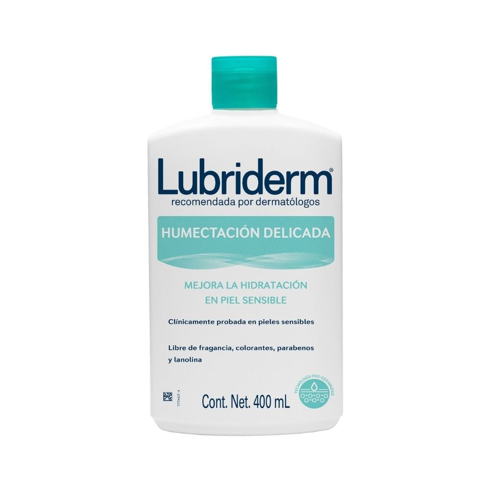 Crema Corporal Lubriderm Humectación Delicada Piel Sensible 400 ml