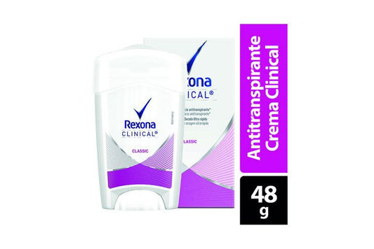 Desodorante Rexona Clinical Classic Barra Crema Mujer 48 g