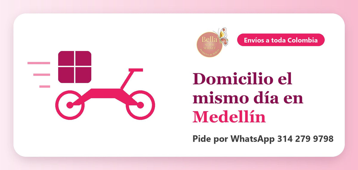 Domicilio el mismo día en Medellín - Bella Supermarket