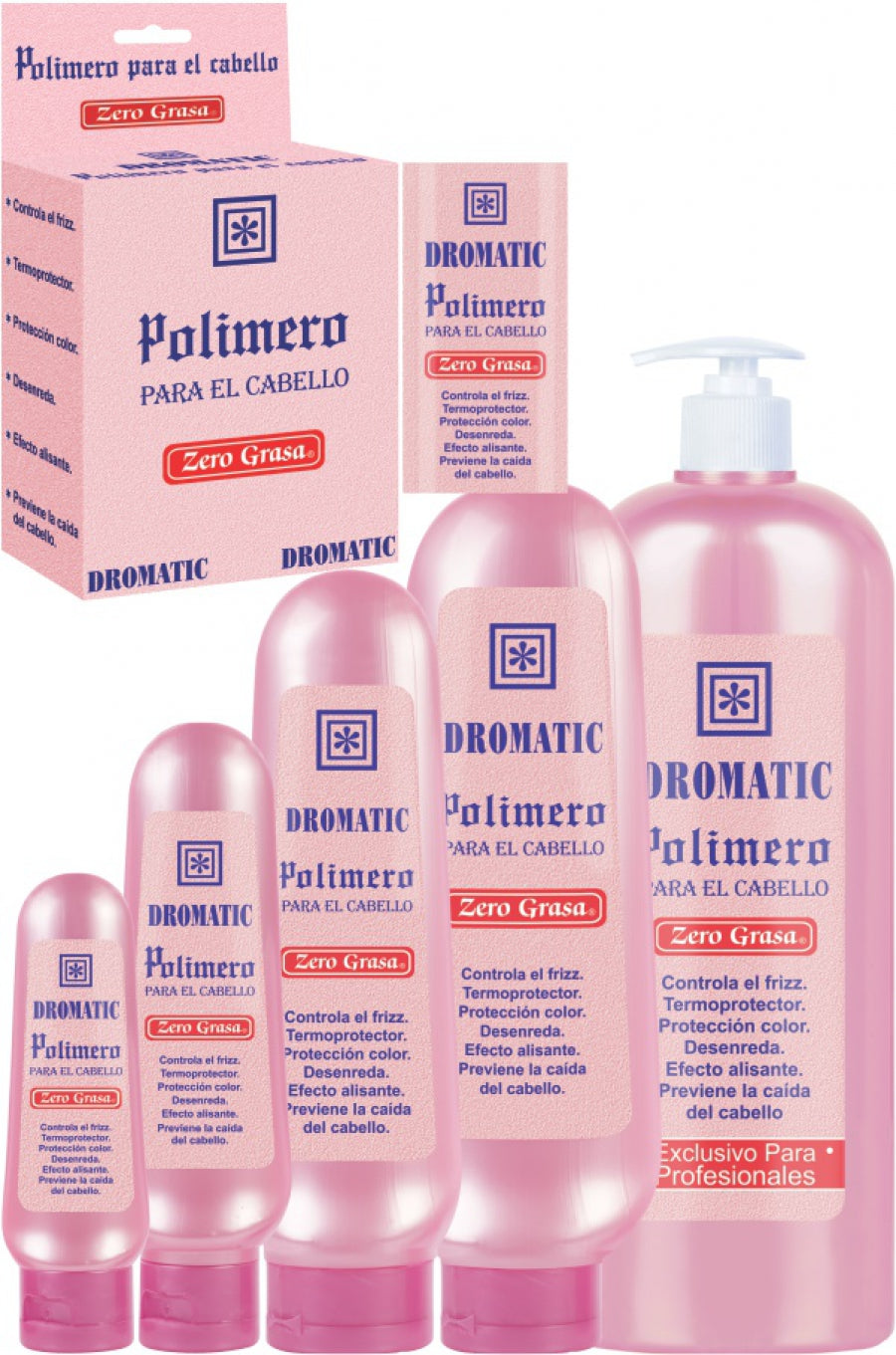 Polímero Termoprotector para el Cabello 250 ml - Dromatic