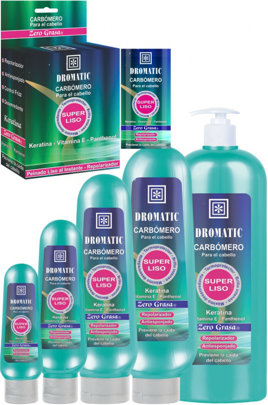 Carbómero Súper Liso para el Cabello 125 ml - Dromatic