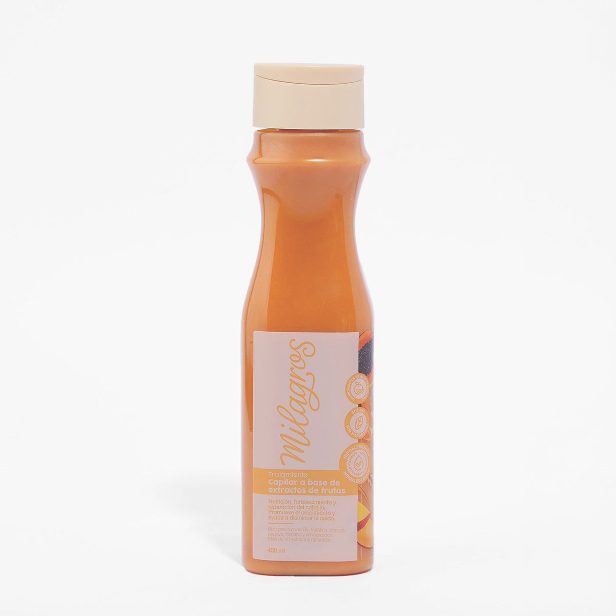 Tratamiento Capilar a Base de Frutas 450 ml - Milagros