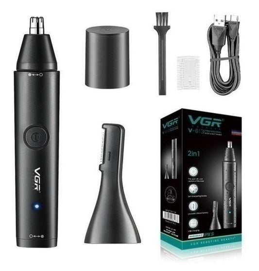 Trimmer VGR V-613 2 en 1 Nariz, Oídos y Cejas