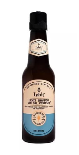 Shampoo Sin Sal Cerveza Lehit x 300 ml