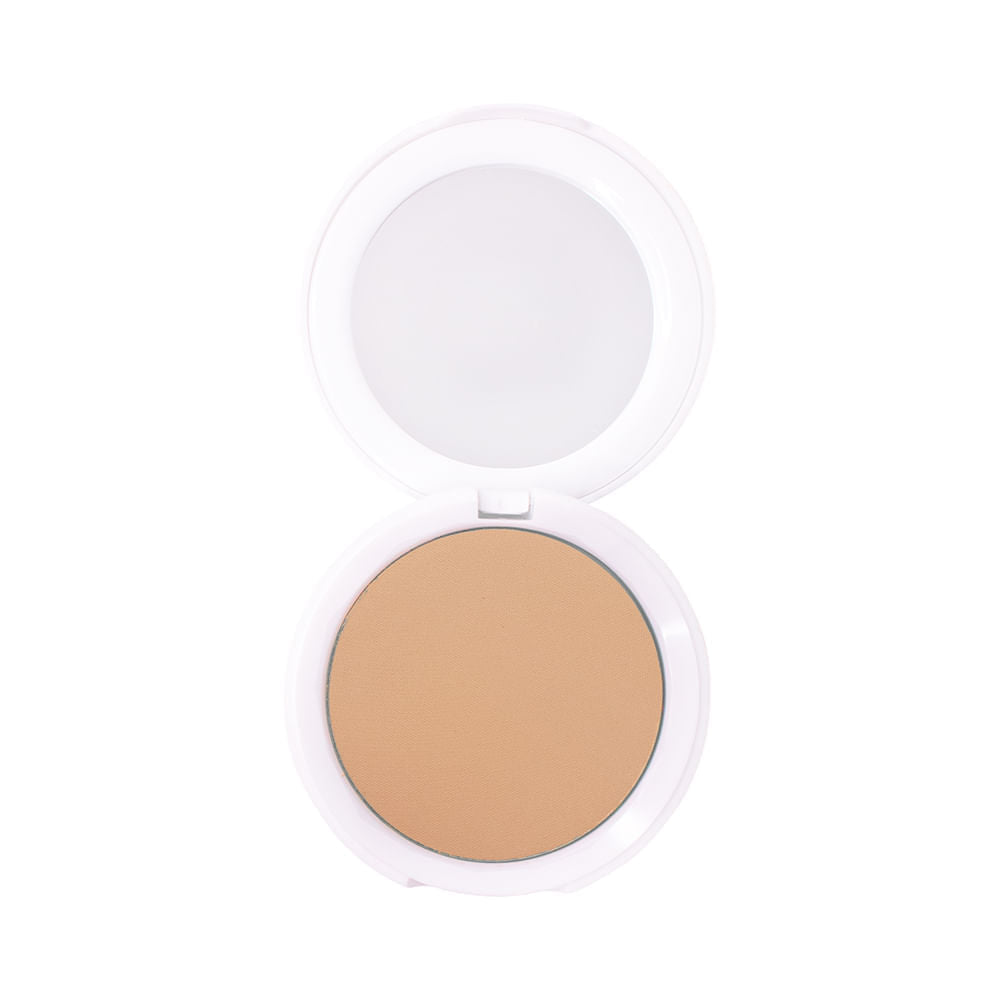 Polvo Compacto Vitú con Trigo y Filtro Solar #4 Castaña 12 g