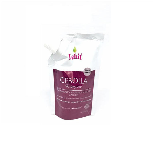 Tratamiento Acondicionador Cebolla y Jengibre Lehit Doypack x 90 g