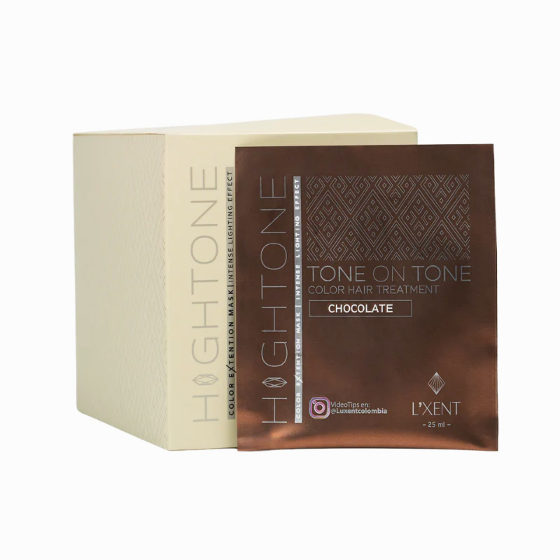 Mascarilla de Color Hightone Chocolate Luxent Sobre 25 ml