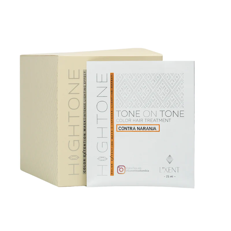 Mascarilla de Color Hightone Contra Naranja Luxent Sobre 25 ml