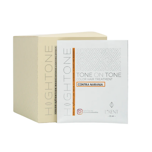 Mascarilla de Color Hightone Contra Naranja Luxent Sobre 25 ml