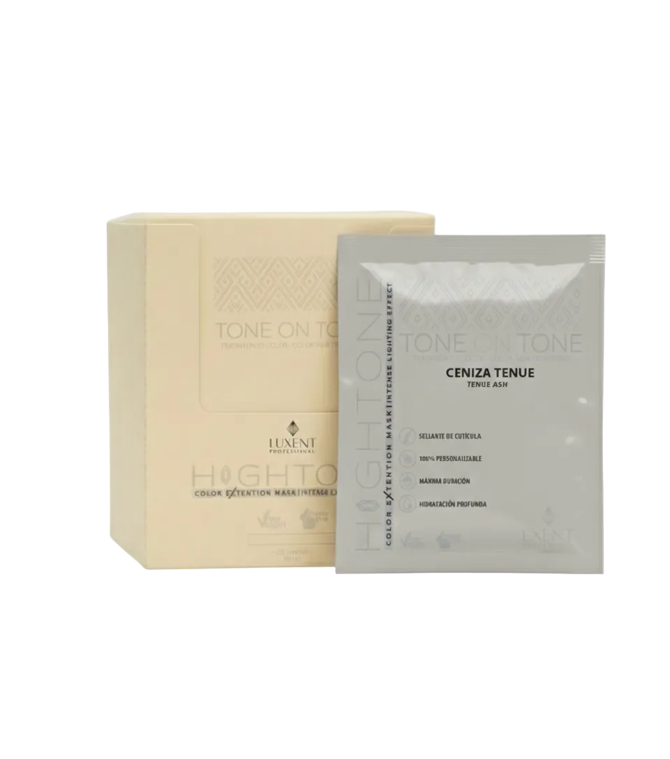 Mascarilla de Color Hightone Ceniza Tenue Luxent Sobre 25 ml