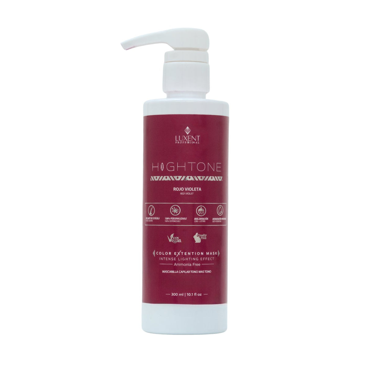 Mascarilla de Color Hightone Rojo Violeta Luxent 300 ml