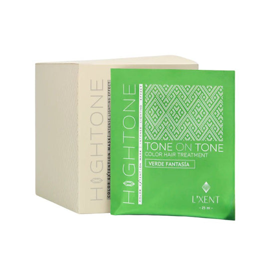 Mascarilla de Color Hightone Verde Luxent Sobre 25 ml