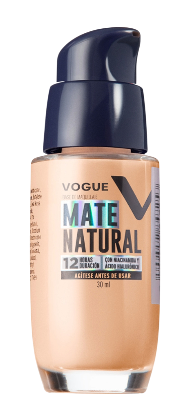 Base Líquida Mate Natural Vogue Pétalo