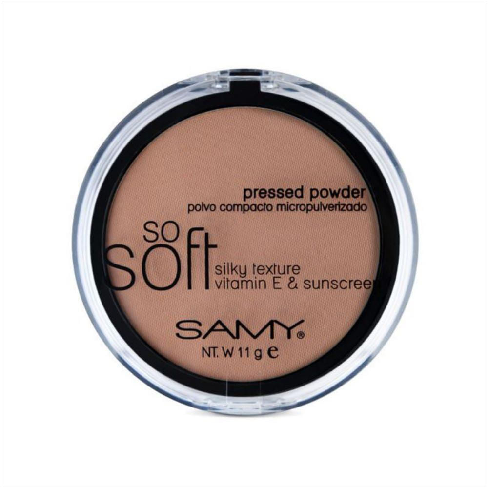 Polvo Compacto Micropulverizado So Soft Mineral Samy #06 Canela