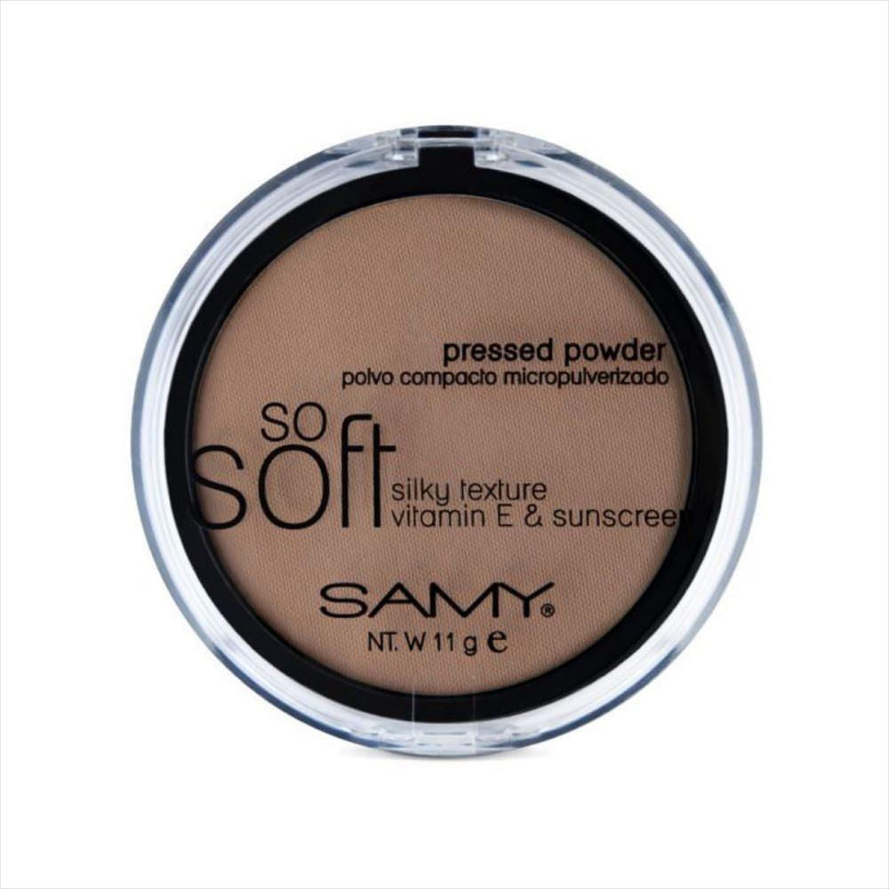 Polvo Compacto Micropulverizado So Soft Mineral Samy #07 Tostado
