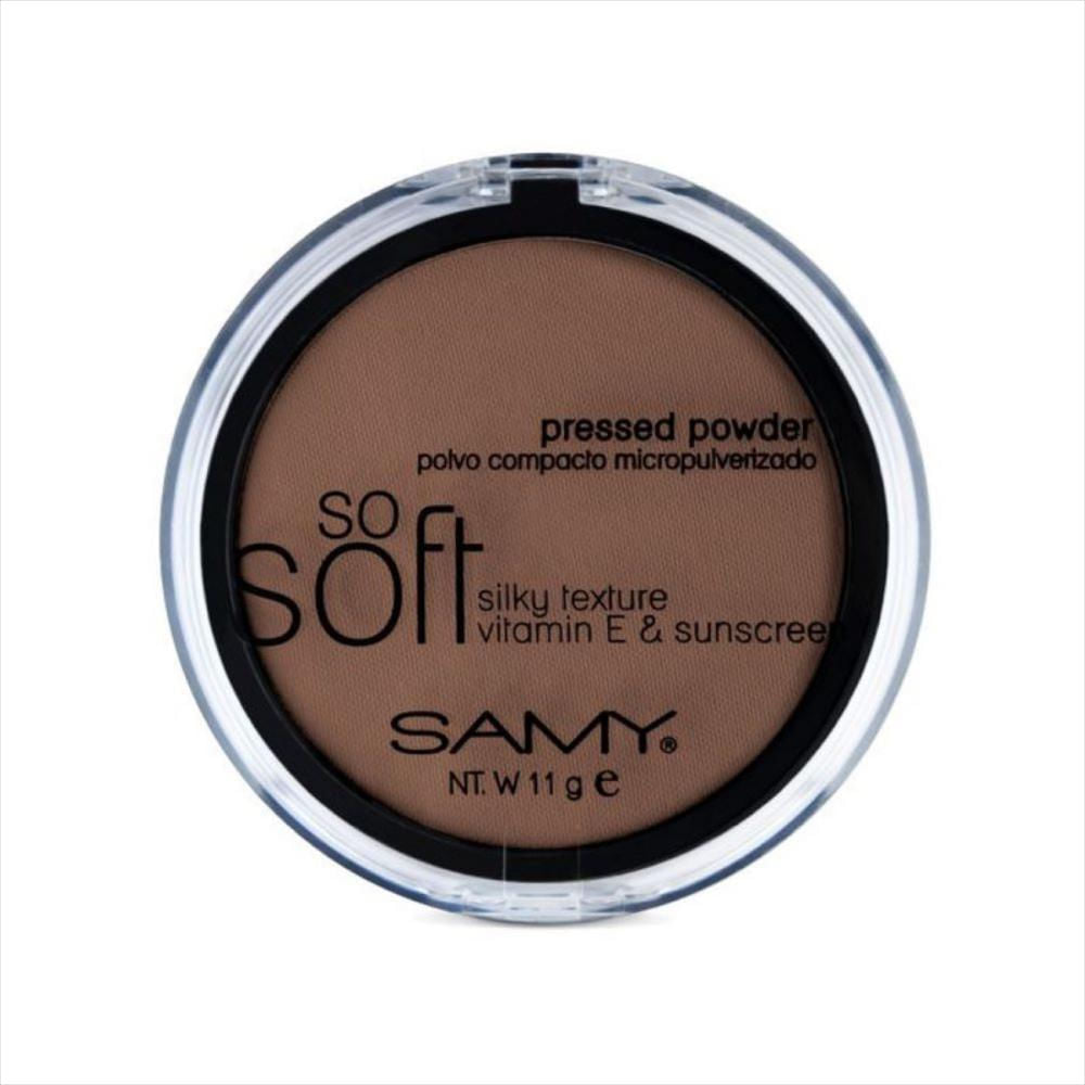 Polvo Compacto Micropulverizado So Soft Mineral Samy #09 Ébano