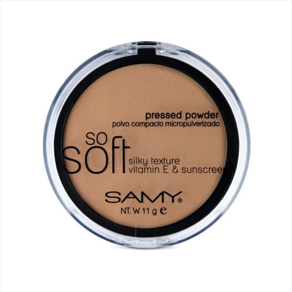 Polvo Compacto Micropulverizado So Soft Mineral Samy #10 Ámbar