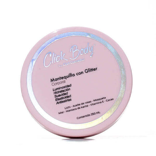 Mantequilla Corporal con Glitter 250 ml - Click Body by Click Hair