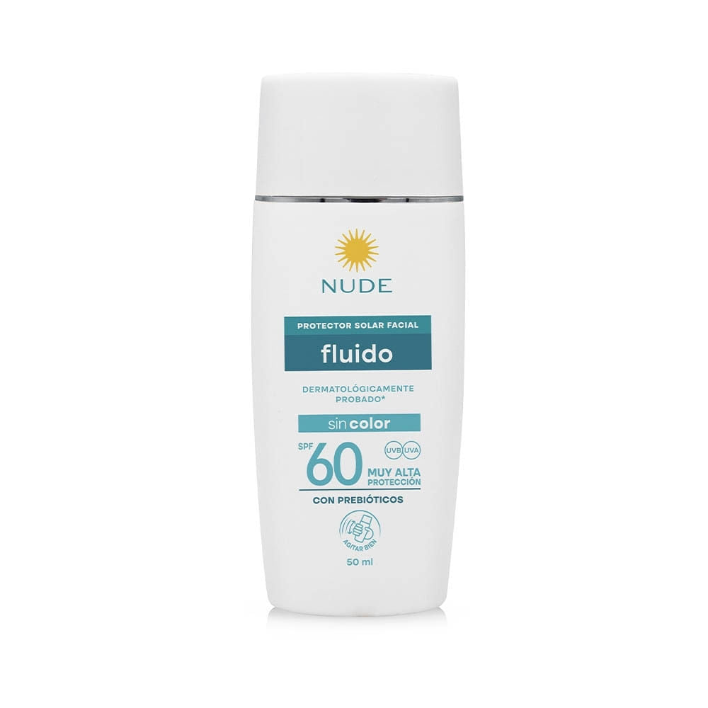 Protector Solar Facial Nude Fluido Invisible SPF 60 50 ml