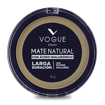 Polvo Compacto Natural Mate Vogue Moreno