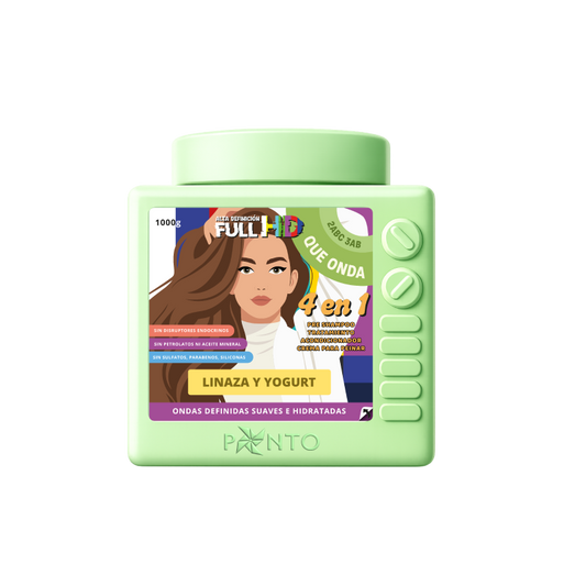 Ponto Full HD Que Onda 4 en 1 Linaza y Yogurt 1000 g