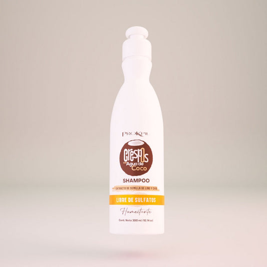 Shampoo Humectante Crespos con Agua de Coco Sobre 40 g - Prokpil