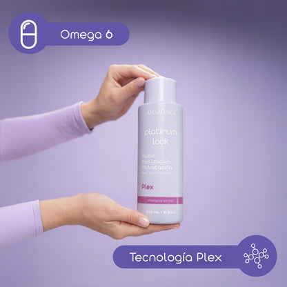 SHAMPOO Y ACONDICIONADOR PARA RUBIAS PLATINUM LOOK