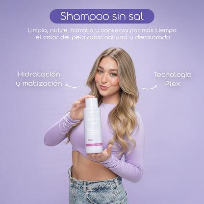 ACONDICIONADOR Y TRATAMIENTO PARA RUBIAS PLATINUM LOOK 300 ML