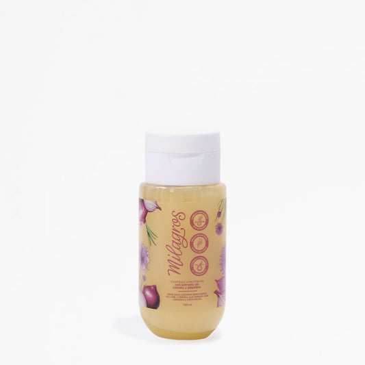 Milagros Shampoo Crecimiento con Extracto de Cebolla y Péptidos 100 ml