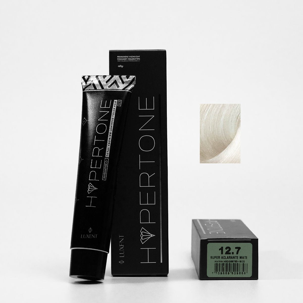 Tinte Superaclarante Hypertone 12.7 Mate Luxent 60 g