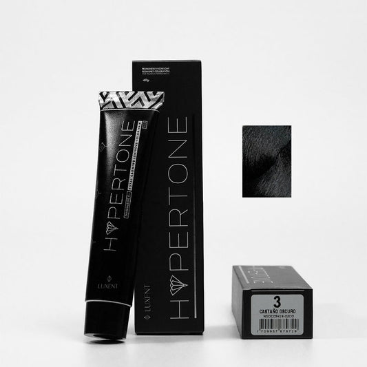 Tinte Hypertone 3 Castaño Oscuro Luxent 60 g