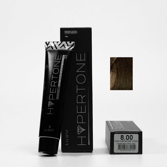 Tinte Hypertone 8.00 Rubio Claro Natural Intenso Luxent 60 g