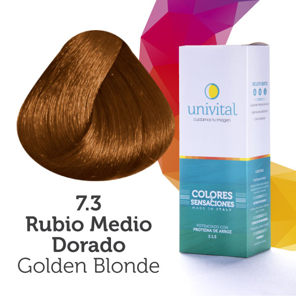 Tinte Univital 7.3 Rubio Medio Dorado