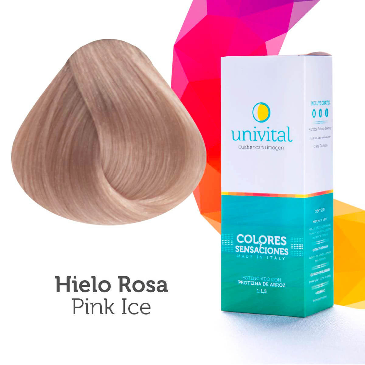 Tinte Univital Hielo Rosa