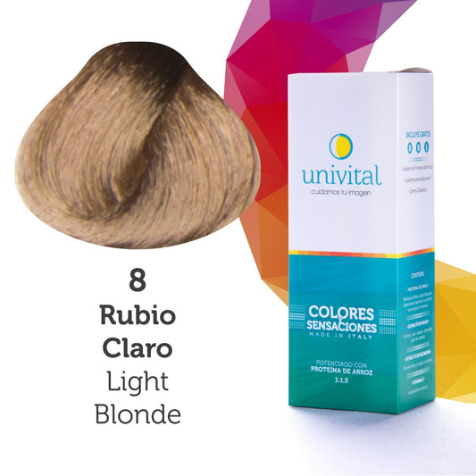 Tinte Univital 8 Rubio Claro