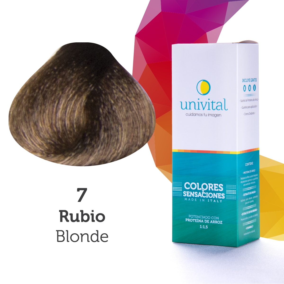 Tinte Univital 7 Rubio